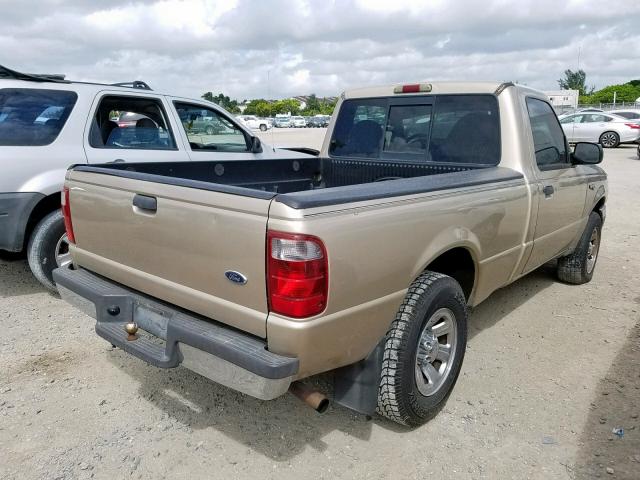 1FTYR10D92PA75713 - 2002 FORD RANGER BROWN photo 4