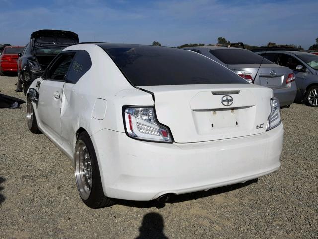 JTKJF5C70B3008621 - 2011 TOYOTA SCION TC 白色 照片 3