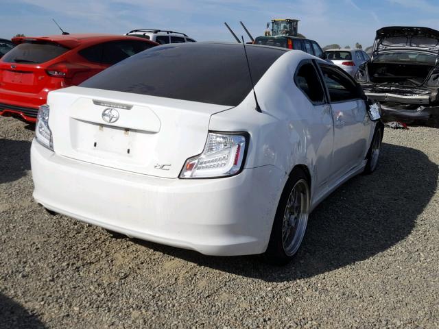 JTKJF5C70B3008621 - 2011 TOYOTA SCION TC 白色 照片 4