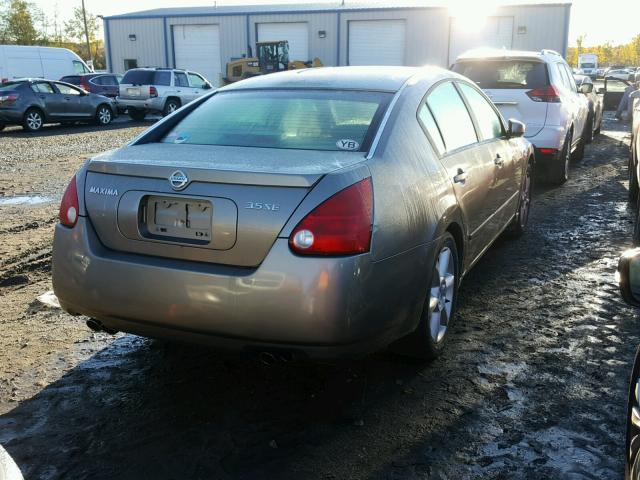 1N4BA41E85C851837 - 2005 NISSAN MAXIMA SE GRAY photo 4