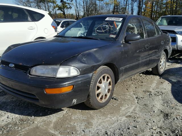 1Y1SK5283SZ073781 - 1995 GEO PRIZM LSI BLACK photo 2