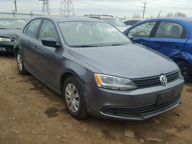 3VW1K7AJ2DM241749 - 2013 VOLKSWAGEN JETTA BASE Մոխրագույն լուսանկար 1