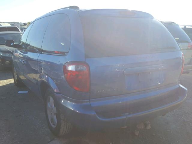 1D4GP45RX7B169940 - 2007 DODGE CARAVAN SX BLUE photo 3