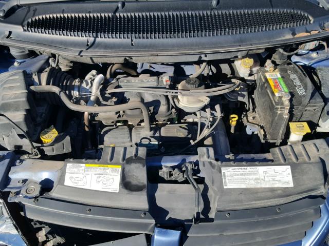 1D4GP45RX7B169940 - 2007 DODGE CARAVAN SX BLUE photo 7