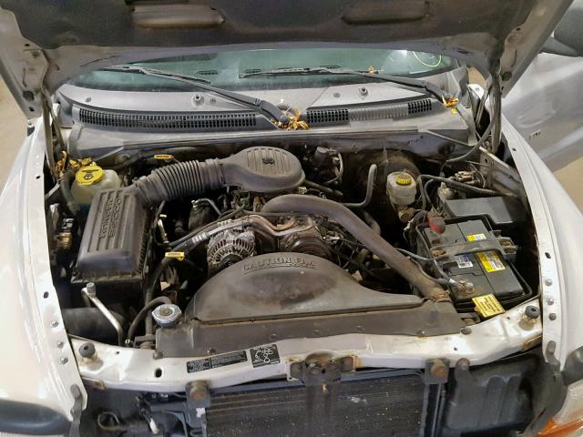 1B7GG22X7XS226230 - 1999 DODGE DAKOTA GRAY photo 7