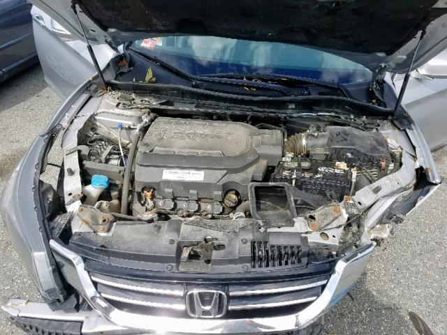 1HGCR3F87EA034375 - 2014 HONDA ACCORD EXL SILVER photo 7