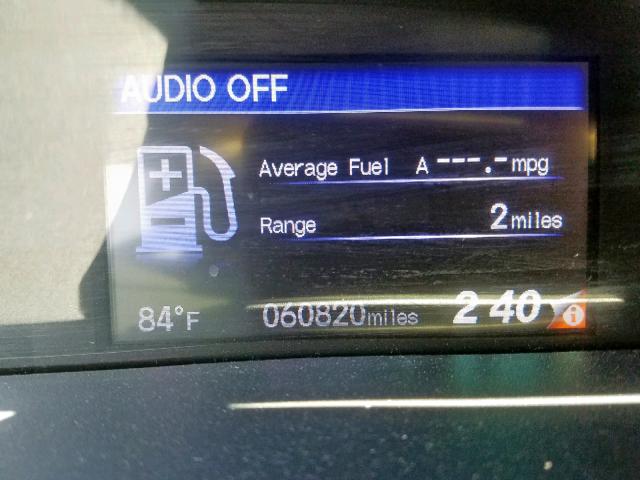 19XFB2F91EE247466 - 2014 HONDA CIVIC EXL 勃艮第红 照片 8