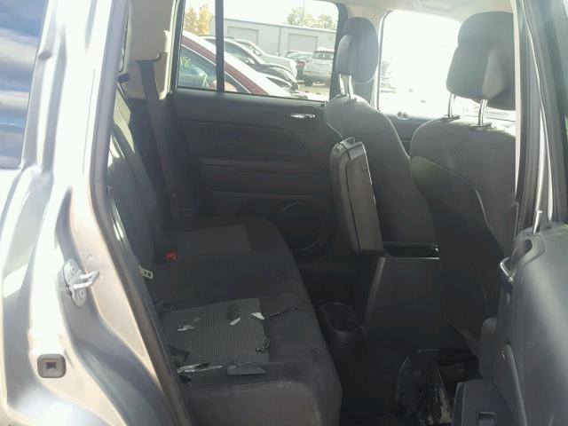 1C4NJCBA7GD621314 - 2016 JEEP COMPASS SP ვერცხლისფერი ფოტო 6