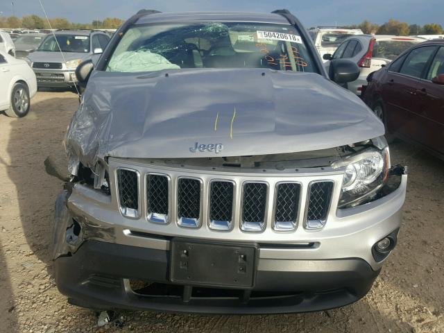 1C4NJCBA7GD621314 - 2016 JEEP COMPASS SP SILVER photo 7