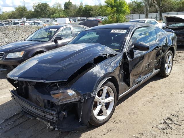 1ZVBP8CH0A5158490 - 2010 FORD MUSTANG GT BLACK photo 2