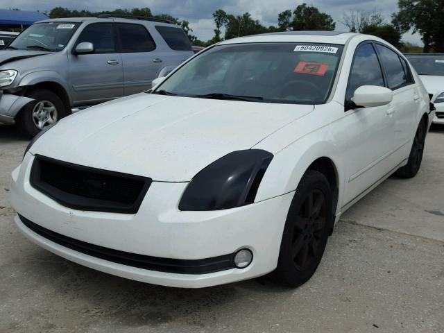 1N4BA41E36C839984 - 2006 NISSAN MAXIMA SE WHITE photo 2