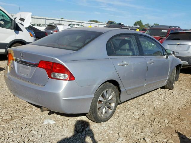2HGFA16979H501464 - 2009 HONDA CIVIC EXL 银色 照片 4