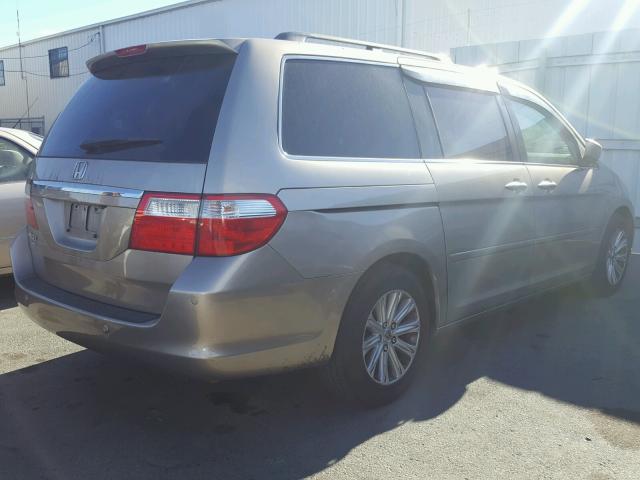 5FNRL38817B086585 - 2007 HONDA ODYSSEY TO TAN photo 4