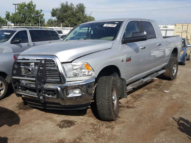 3D73Y3HLXAG182959 - 2010 DODGE RAM 3500 SILVER photo 2