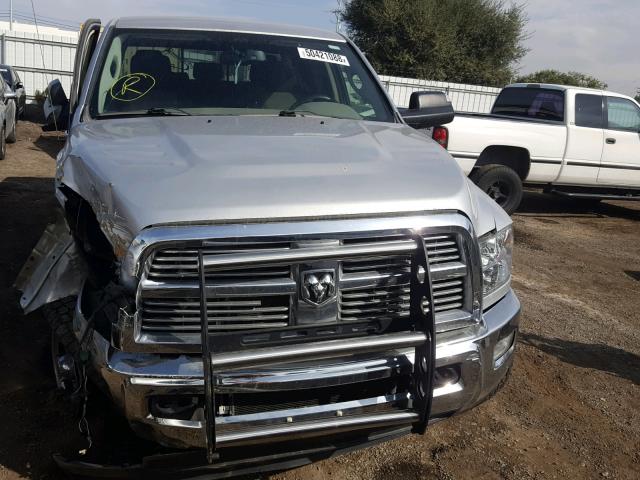 3D73Y3HLXAG182959 - 2010 DODGE RAM 3500 SILVER photo 9