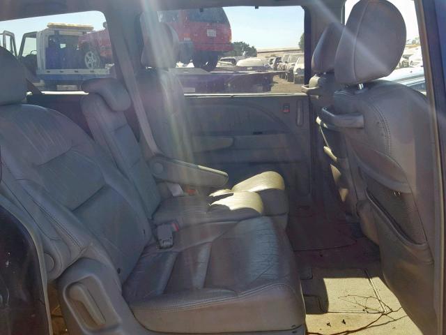 5FNRL386X6B052173 - 2006 HONDA ODYSSEY EX GRAY photo 6