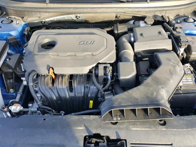 5NPE34AF0JH658929 - 2018 HYUNDAI SONATA SPO BLUE photo 7