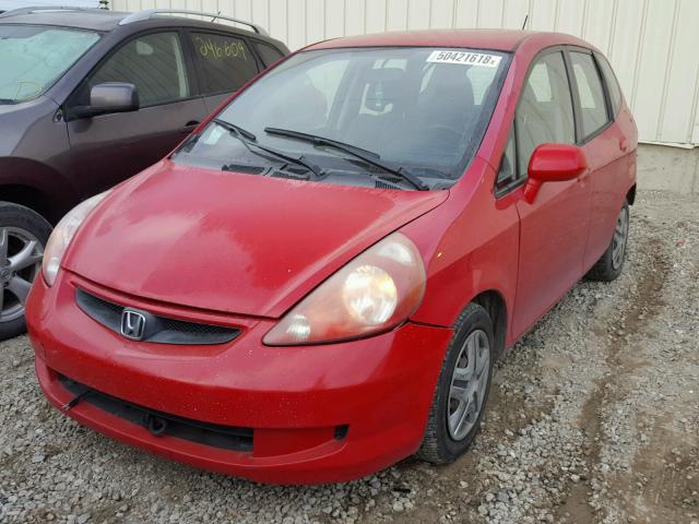 JHMGD384X8S803764 - 2008 HONDA FIT RED photo 2