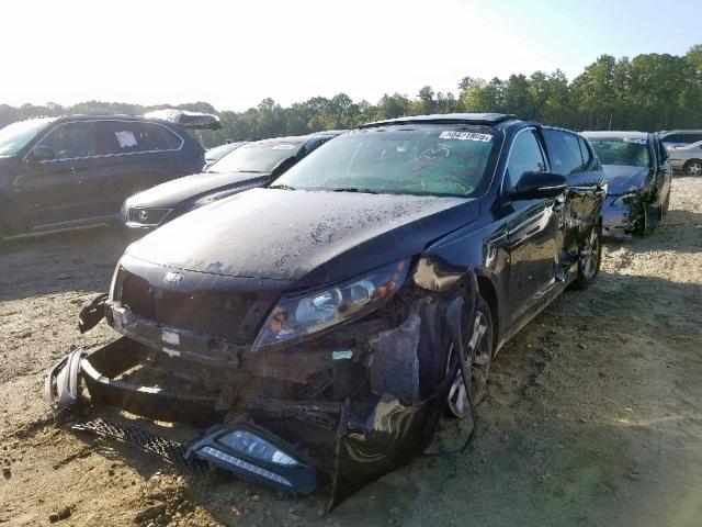 5XXGN4A73DG218831 - 2013 KIA OPTIMA EX BLACK photo 2