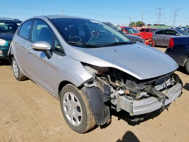 3FADP4EJ4DM184387 - 2013 FORD FIESTA SE SILVER photo 1