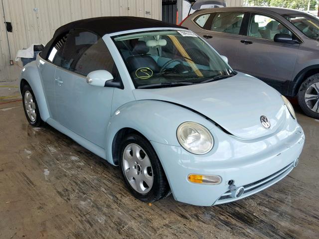 3VWCK21Y93M304563 - 2003 VOLKSWAGEN NEW BEETLE ლურჯი ფოტო 1