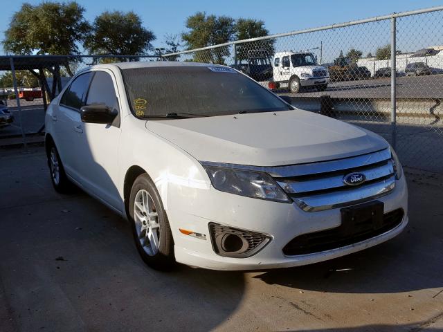 3FAHP0GA7BR343958 - 2011 FORD FUSION S WHITE photo 1