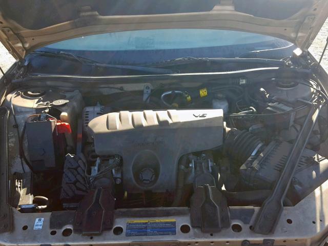 1G2WP52K13F164235 - 2003 PONTIAC GRAND PRIX GOLD photo 7