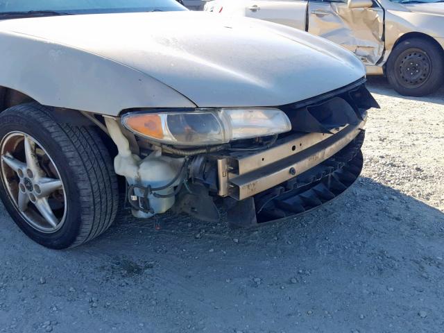 1G2WP52K13F164235 - 2003 PONTIAC GRAND PRIX GOLD photo 9
