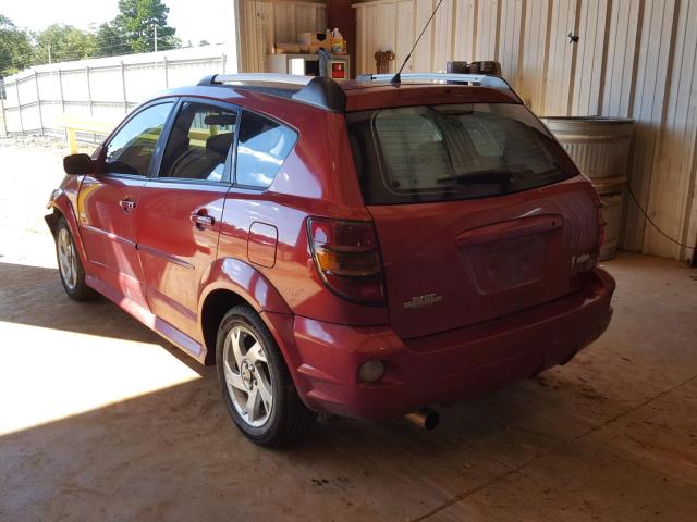 5Y2SL658X7Z412918 - 2007 PONTIAC VIBE RED photo 3