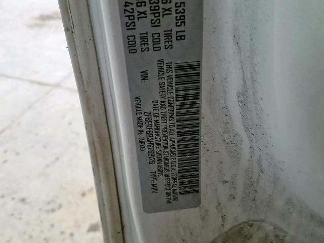 ZFBERFBB3H6E69126 - 2017 RAM PROMASTER Ağ foto 10