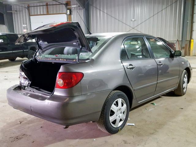 1NXBR32E35Z551723 - 2005 TOYOTA COROLLA CE GRAY photo 4