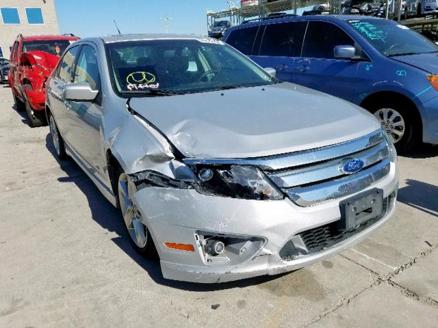 3FAHP0DC3AR151618 - 2010 FORD FUSION SPO SILVER photo 1