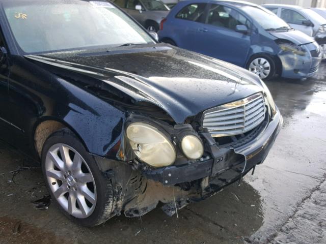 WDBUF65J63A209549 - 2003 MERCEDES-BENZ E 320 BLUE photo 9