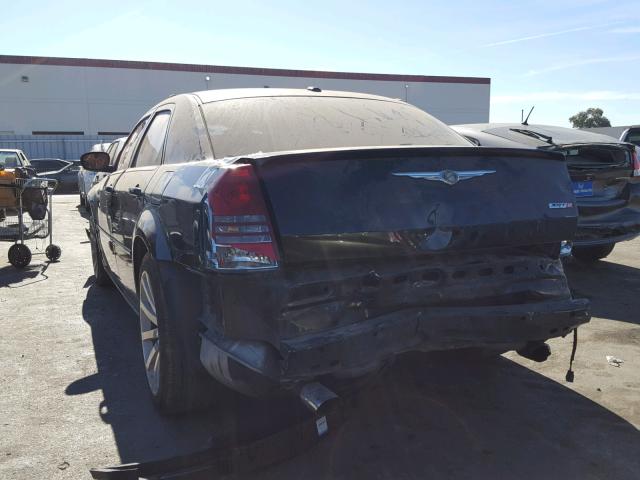 2C3LA73W76H397055 - 2006 CHRYSLER 300C SRT-8 BLACK photo 3