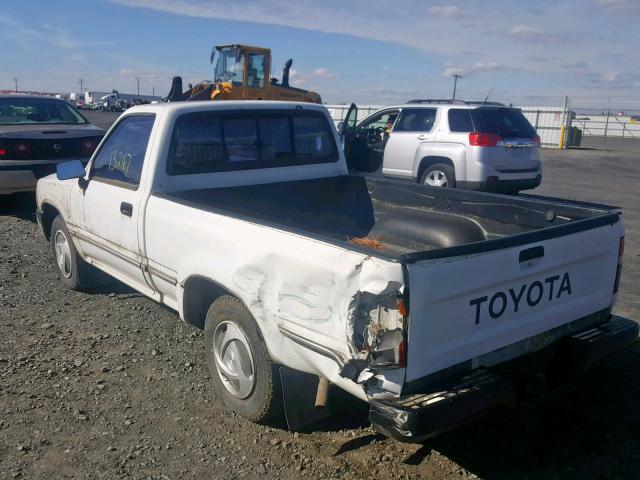 4TARN81A1NZ035689 - 1992 TOYOTA PICKUP 1/2 WHITE photo 3