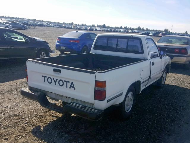 4TARN81A1NZ035689 - 1992 TOYOTA PICKUP 1/2 WHITE photo 4