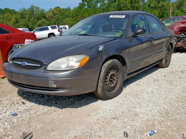 1FAFP52U42G165598 - 2002 FORD TAURUS LX GRAY photo 2