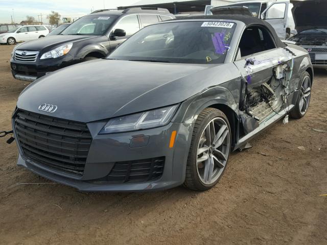 TRUT5CFV4H1016667 - 2017 AUDI TT GRAY photo 2