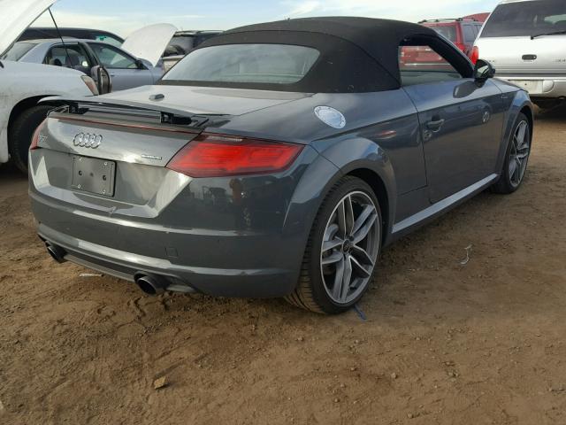 TRUT5CFV4H1016667 - 2017 AUDI TT GRAY photo 4