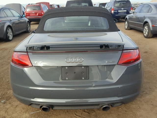 TRUT5CFV4H1016667 - 2017 AUDI TT GRAY photo 6