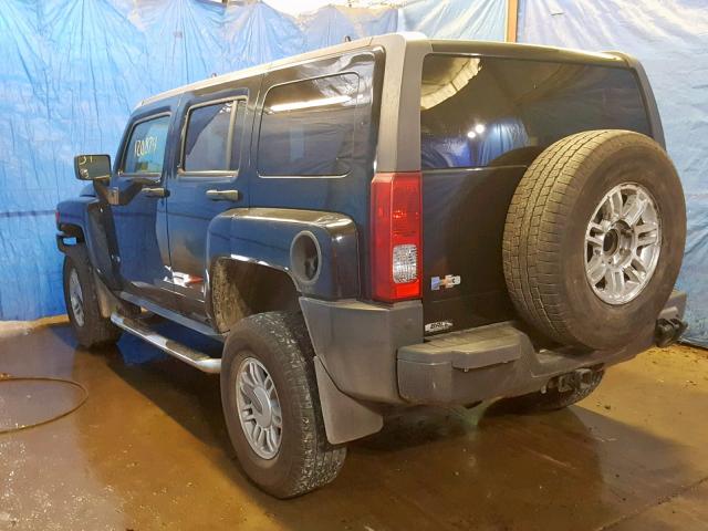 5GTDN136468147384 - 2006 HUMMER H3 BLACK photo 3