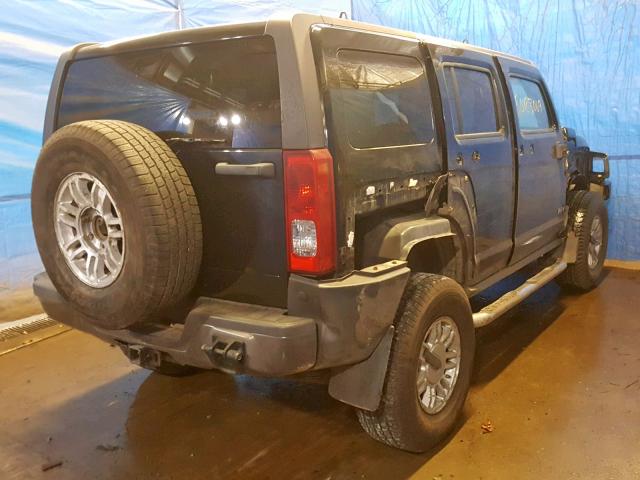 5GTDN136468147384 - 2006 HUMMER H3 BLACK photo 4