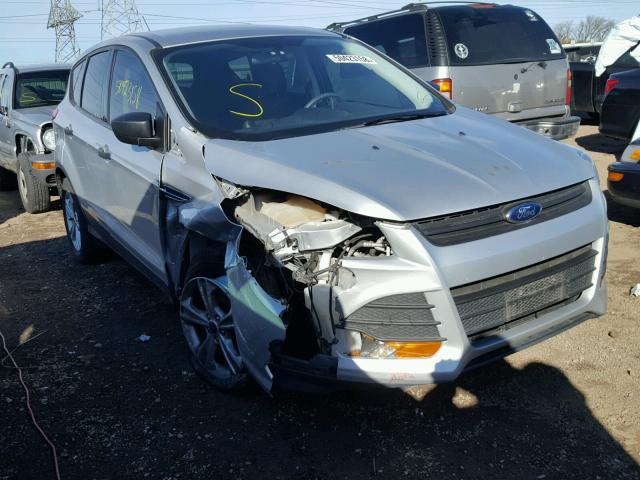 1FMCU0F79EUE08496 - 2014 FORD ESCAPE S SILVER photo 1