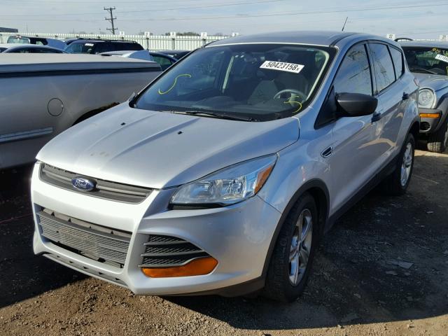 1FMCU0F79EUE08496 - 2014 FORD ESCAPE S SILVER photo 2