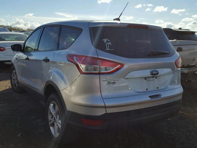 1FMCU0F79EUE08496 - 2014 FORD ESCAPE S SILVER photo 3