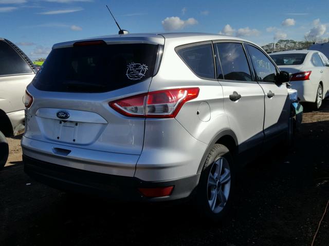 1FMCU0F79EUE08496 - 2014 FORD ESCAPE S SILVER photo 4