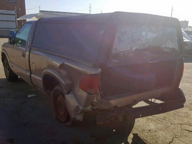 1GCCS1443V8175068 - 1997 CHEVROLET S TRUCK S1 BROWN photo 3