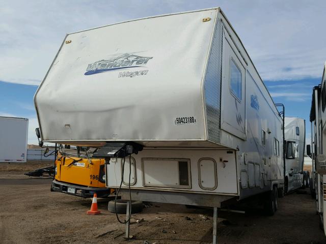 4XTFN32215C254820 - 2005 THOR TRAILER WHITE photo 2