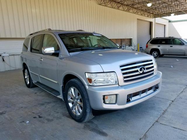 5N3ZA0NC3AN908036 - 2010 INFINITI QX56 SILVER photo 1