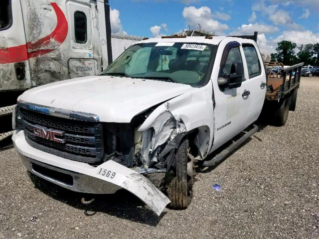 1GD412C80DF190506 - 2013 GMC SIERRA C35 WHITE photo 2